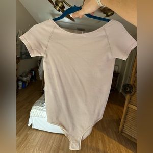 Lululemon body suit- Blush Pink